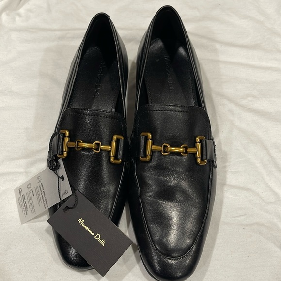 Massimo Dutti LEATHER LOAFERS WITH BUCKLE in Size‎ 5 - Picture 6 of 10